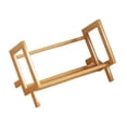 thumbnail image 2 of TASTAN Magazine Holder, Bamboo Desktop Bookshelf - Retro Tilting Magazine Holder | Sturdy Storage Rack for Books/Files | Space-Saving Office Organizer, Office Organizer, Khaki, 2 of 7