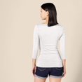 thumbnail image 4 of walmart Essentials T-Shirt à Encolure Bateau à Manches 3/4 pour Femmes, 4 of 8