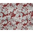 thumbnail image 5 of oneOone Polyester Spandex Red Fabric Floral & Leaves Sewing Craft Projects Fabric Prints By Yard 56 Inch Wide, 5 of 5
