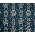 thumbnail image 4 of oneOone Tissu Polyester Lycra Motif Cachemire Ikat Tissu au Mètre 56 Pouces de Large, 4 of 4