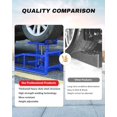 thumbnail image 4 of 2 Pack Hydraulic Car Ramps 5T 11000lbs Low Profile Car Lift Service Ramps Truck Trailer Garage, Height Hydraulic Vehicle Ramps, 4 of 7