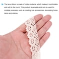 thumbnail image 4 of Unique Bargains Lace Trim Ribbon 10 Yards 1 Inch Cotton Elastic Trim for Craft,Gift Wrappers,Headbands,Beige Style 11, 4 of 5