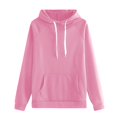 thumbnail image 4 of Chandail à Capuchon pour Femmes, Comdrip Chandail à Capuchon pour Femmes d'Automne et d'Hiver, Mode, Grande Taille, Chandails à Capuchon pour Femmes Rose 2TG, 4 of 5