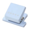 thumbnail image 2 of Mini 5-Hole Paper Punch, Manual Portable Compact Design for Binder Binding, Lightweight Office and School Supplies, Metal Construction, Easy Use for Document Organization, 2 of 6
