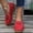 Red, variant on Cameland Comfortable Women's Shoes Women's Spring New Large-size Slip-on Round Head Casual Comfort Breathable Shallow Mouth Flat Shoes Doudou Shoes Shoes