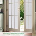thumbnail image 2 of QualitChoice Frosted Window Film Home Office Hotel Hardware Fittings Self-adhesive Privacy Sticker Glass Films Protective Accessory White 75*300cm, 2 of 6