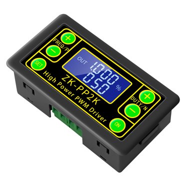yeacher ZK-PP2K Dual-Mode PWM Signal Generator with Adjustable Frequency, Duty Cycle, and Pulse Count for LED Dimming, Motor Speed Control, and Solenoid Valve Applications