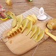 thumbnail image 2 of Râpe à Pommes de Terre Rotative Manuelle, Trancheuse de Pommes de Terre en Spirale DIY Râpe à Pommes de Terre Torsadée Design Exquis, 2 of 6