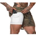 thumbnail image 1 of Men Athletic Outdoor Workout Running Shorts Sport Pants, 1 of 3