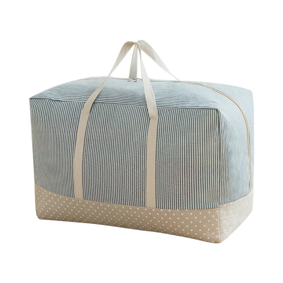 Nilvkv Sac de Rangement pour Vêtements en Lin Épais et Grossier, Sac pour Couette, Sac de Rangement Lavable, Boîte de Rangement Souple, Sac de Déménagement, Organisation et Rangement