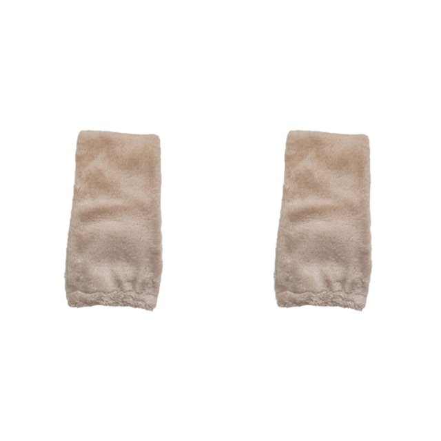 Youkk Warmth And Style Combined In Plush Over Knee Socks Wide Application Gift Idea khaki 2Set