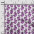 thumbnail image 2 of oneOone Silk Tabby Purple Fabric Paisleys Sewing Craft Projects Fabric Prints By Yard 42 Inch Wide, 2 of 5