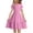 Pink, variant on Pitauce Big Girls Summer Casual Dresses Crew Neck Lace Ruffle Short Sleeve Tiered T-Shirt Dress Flowy Swing Midi Dress Size 4-14 Years