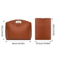 thumbnail image 2 of Storage Organizer for Living Room and Bedroom – PU Polyester Tote Compatible with Durable Design for Clothes Accessories and Small, 2 of 6