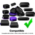 thumbnail image 3 of Yeacher Télécommande de Diffusion Sans Fil Contrôleur Intelligent IR de Remplacement pour Roku 1 2 3 4 LT HD XD TP Noir, 3 of 7