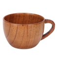 thumbnail image 3 of Water Cup, Elegant Wood Coffee Mug Retro Sturdy With Handle For Office, 3 of 8