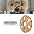 thumbnail image 3 of 1/4 10inch Empty Tape Reel, Take Up Reel To Reel Small Hub Aluminum Alloy With 6 Hole, Universal Opening Machine Part Sound Tape Takeup Reel For Recording, 3 of 8