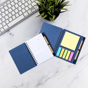 Dvkptbk Convenient Notepad Notepad and Notebook Office Study Supplies Kraft Paper Notepad Coil Book with Pen Notepad Student Office Notepad Tearable Kitchen Utensils & Gadgets