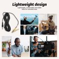 thumbnail image 3 of Microphone Lavalier Microphone 3.5mm Microphone à Condensateur Unidirectionnel Microphone Violon pour Tout Instrument de Musique, 3 of 7