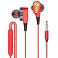 thumbnail image 1 of Replacement for iPhone/Samsung 3.5mm In-Ear Wired Earphone In-Ear Wired Super Bass Built-in Microphone Music Earbuds, 1 of 9