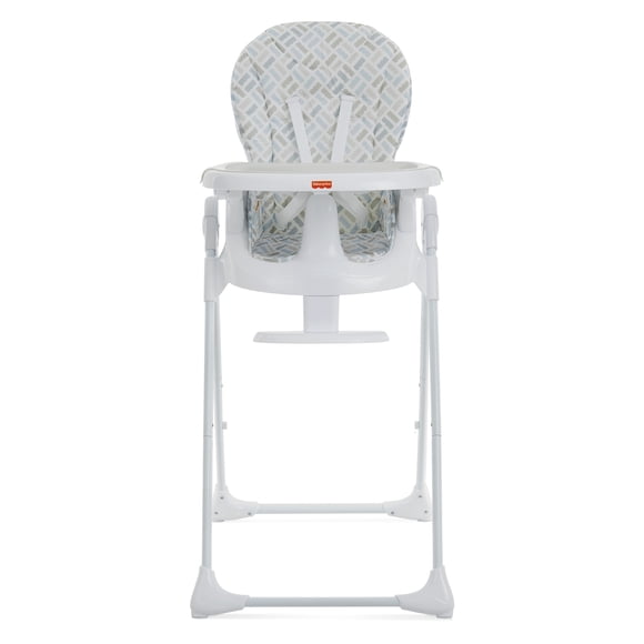 Fisher Price Tiny Bites Highchair by Dream On Me, Cloud Gray