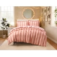 thumbnail image 5 of Mainstays DQ Ruffle Stripe Duvet Set, 3-Piece , Pink, Adult, 5 of 5