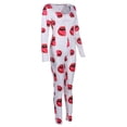 thumbnail image 3 of Combinaison Pyjama une Pièce pour Femmes à Imprimé de Dessins Animés, 3 of 4