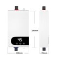 thumbnail image 2 of Vett 4500w Nouveau Chauffe-Eau Instantané Sans Réservoir Robinet Instantané Eau Chaude Led Digi, 2 of 5