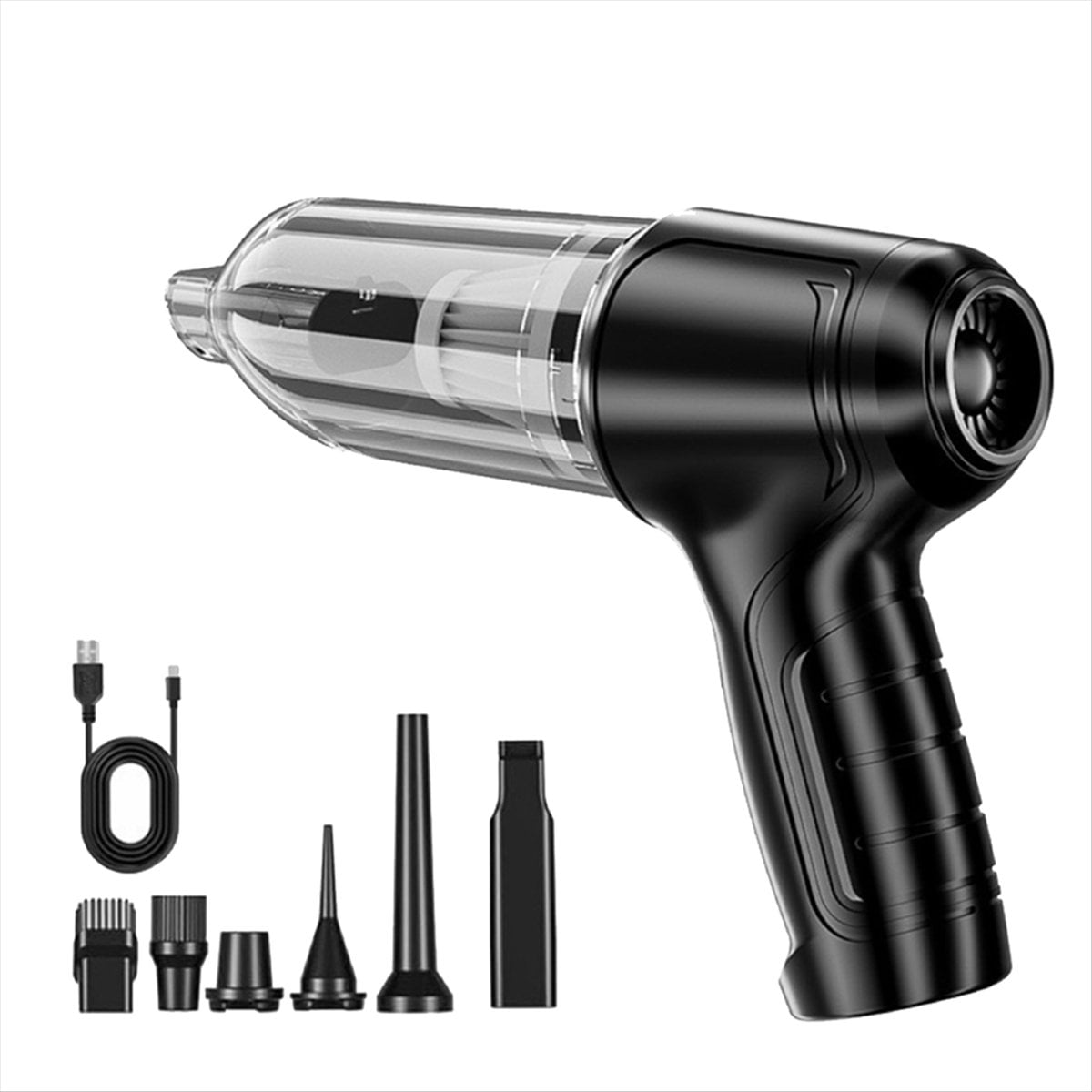 Car Vacuum Cleaner Powerful Cordless Car Vacuum Cleaner Strong Suction Handheld Cordless Car Vacuum Cleaner,1 * Vacuum cleaner eight-piece set