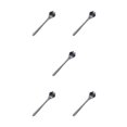 thumbnail image 2 of Ruiboury Exquisite Stainless Steel Mixing Spoon For Tea Essential For Tea Lovers Essential For Tea Drinking Stainless Steel Spoon dog paw black 1 5Set, 2 of 6