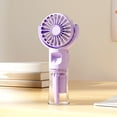 thumbnail image 4 of Portable Misting Fan,Handheld Misting Fans For Outside,Portable Misting Fan USB Rechargeable Refrigeration Conditioner 4-speed Airflow Neck Hanging Suitable For Travel Home Office And Bedroom, 4 of 9