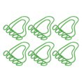 thumbnail image 1 of 100Pcs Cute Paper Clips, Foot Shaped Funny Slip Proof Portable Paper Clips for Office School Family, 1 of 8