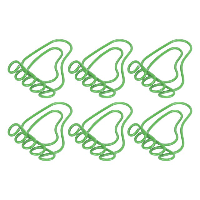 100Pcs Cute Paper Clips, Foot Shaped Funny Slip Proof Portable Paper Clips for Office School Family