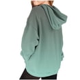 thumbnail image 1 of MeetoTime Girls Hoodie with Pockets Fall Oversized Hooded Sweatshirt Long Sleeve Gradient Casual Pullover 2-14 Years, 1 of 4
