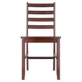 thumbnail image 4 of Chaises à dossier échelle Winsome Hamilton, ensemble de 2 pièces, noyer, 4 of 9