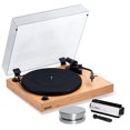 thumbnail image 1 of Fluance RT82 Reference High Fidelity Vinyl Turntable Record Player with Ortofon OM 10 Cartridge, Speed Control Motor, Record Weight, 3 in 1 Stylus and Record Cleaning Vinyl Accessory Kit, 1 of 8