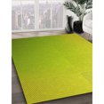 thumbnail image 3 of Ahgly Company Tapis d'Intérieur Lavable en Machine Carré Vert Pistache Transitionnel, 7 Pieds Carré, 3 of 7