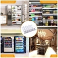 thumbnail image 3 of Adjustable Width Spring Loaded Drink Dispenser, Self Pushing Can Organizer For Soda, Beer, Wine, 6 Rows 15in Fridge Drink Holder, 3 of 8