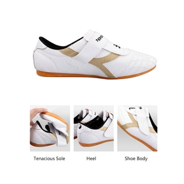 Chaussures de Boxe, Chaussures de Sport de Taekwondo, Chaussures de Boxe Kung Sport Légères, Chaussures de Taekwondo, Artisanat Supérieur