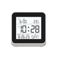 thumbnail image 1 of Home Trends PL Horloge LCD Blanche,  Réveil-matin, 1 of 4