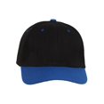 thumbnail image 2 of Casquette de Baseball Bicolore Ajustable, Noir Royal, 2 of 2