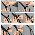 thumbnail image 1 of Amdohai Universal Car Rear Window Windshield Wiper Arm Blade Frameless Bracketless U-type Complete Replacement Set 20" 500mm, 1 of 7