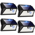 thumbnail image 1 of 2/4Packs Outdoor Solar Light With Motion Sensor, 185 LED 3 Modes Outdoor Solar, 1 of 4