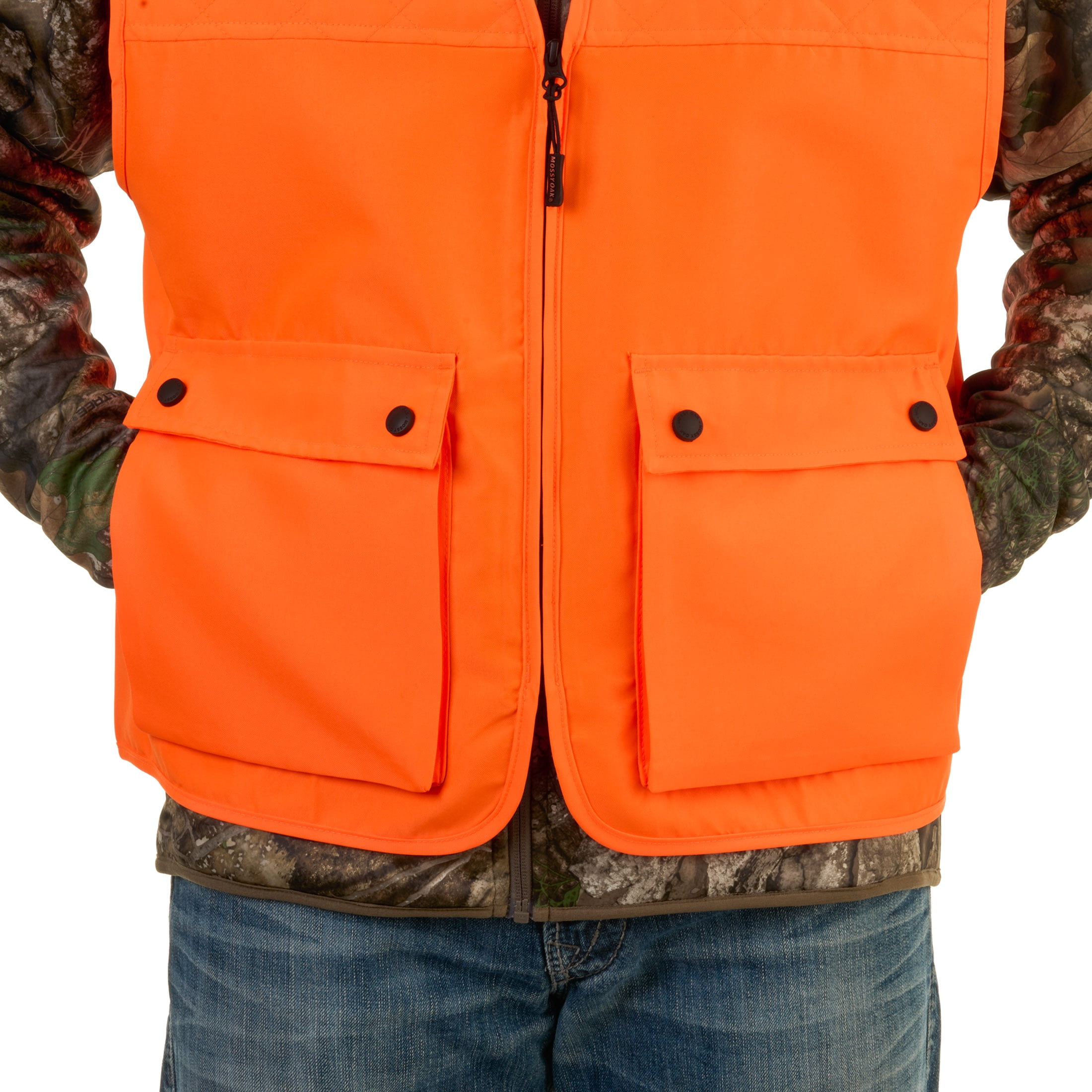 Realtree Blaze Orange Men's Hunting Cover Vest, S/M