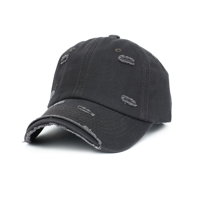 Liquidation et Promo, Chapeau de Golf de Baseball, Profil Bas, Hommes Femmes, Non Structuré, Confortable, Respirant, Ajustement Universel, Polyvalent, Quotidien, Couvre-Chef Confortable et Soutenant/coton, Gris Foncé