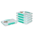 thumbnail image 1 of Sistema To Go Multi Split Meal & Food Prep Containers with Dividers & Clips, 820 mL, BPA-Free, 5 Pack, 1 of 8