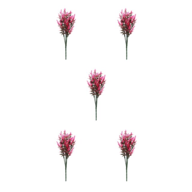 mmirethe 2x Artificial Plant And Wide Range Of Uses For Any Space Realistic pink 5Set