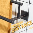 thumbnail image 4 of KOKOSIRI Towel Bars 24-Inch Bathroom Towel Holder Oil Rubbed Bronze Bath Towel Rails Racks Wall Mounted Stainless Steel B5009ORB-L24, 4 of 7
