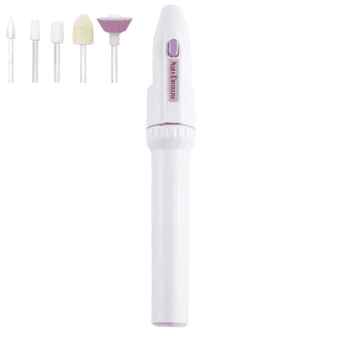 CUITING Nail Drill Kit Electric Nail File with 5 Attachments Electric Manicure Set with Adjustable Speed Nail Dremel for Manicure and Pedicure