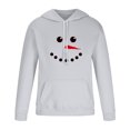 thumbnail image 1 of Hommes Décontracté Imprimé de Noël Pull à Manches Longues Sweat à Capuche, 1 of 5